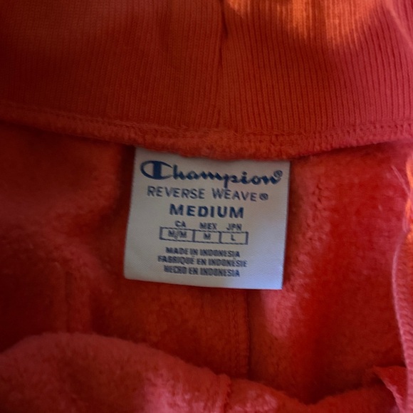 Champion Bold Red and White Athletic Shorts - Picture 2 of 3